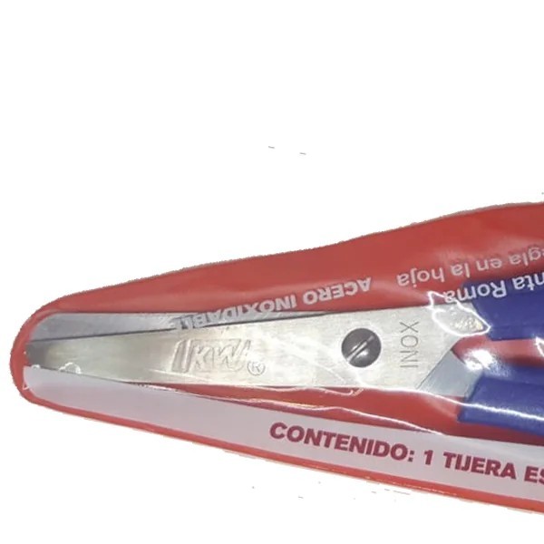 TIJERA ESCOLAR 5-13CM. IKW 143142 BL. C1 E.24 C.480